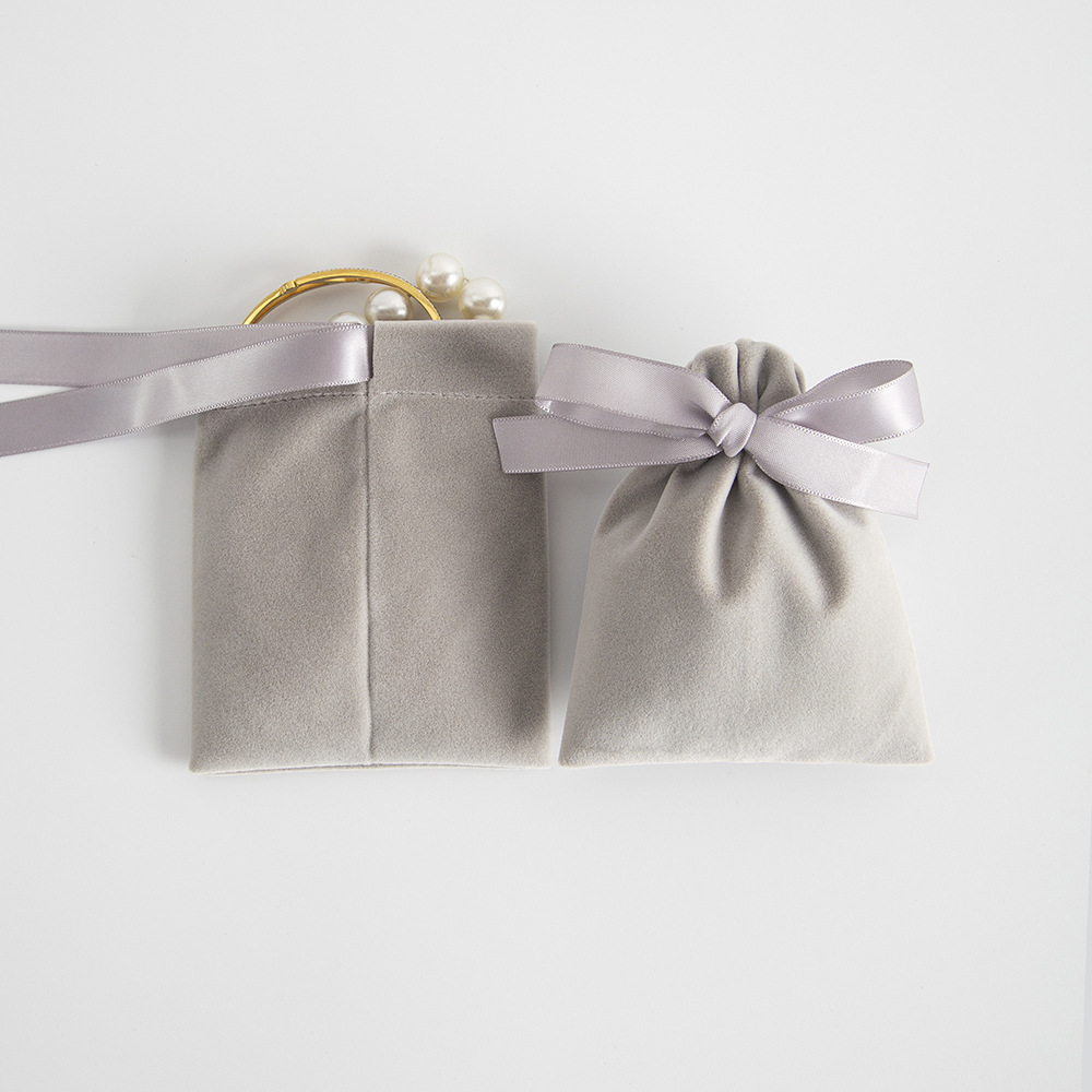 1 Piece Quantity 1 Piece Cloth Simple Style Daily Solid Color Jewelry Packaging Bags