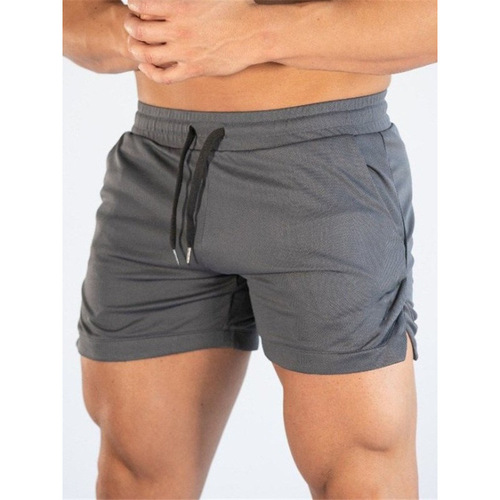 Men's Fitness Shorts Running Training Quick-Drying Mesh Beach Pants Breathable