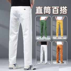 高品质纯棉弹力休闲裤男修身小直筒休闲裤男式春秋四季款多色可选