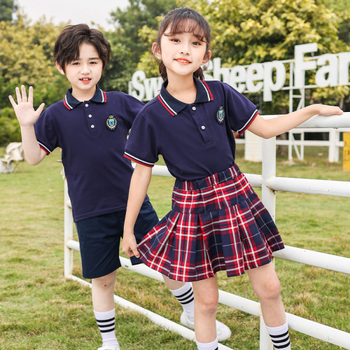 Preschool summer uniform, primary school uniform, kindergarten teacher uniform, kindergarten class uniform, children's school uniform set