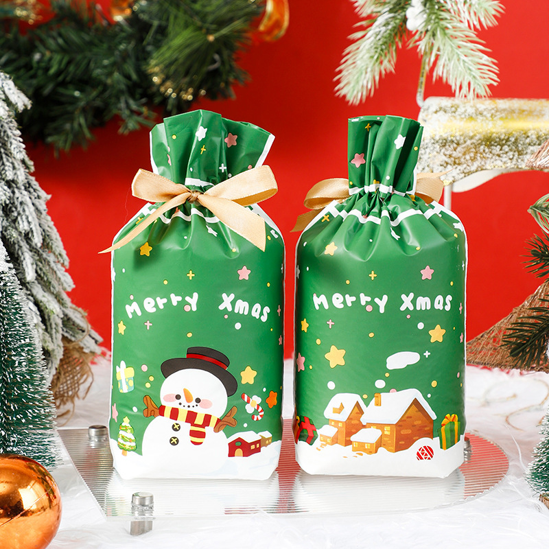 新商品オリジナル平安果袋ギフトバッグクリスマスキャンディー包装袋リボン巾着袋ギフト袋|undefined