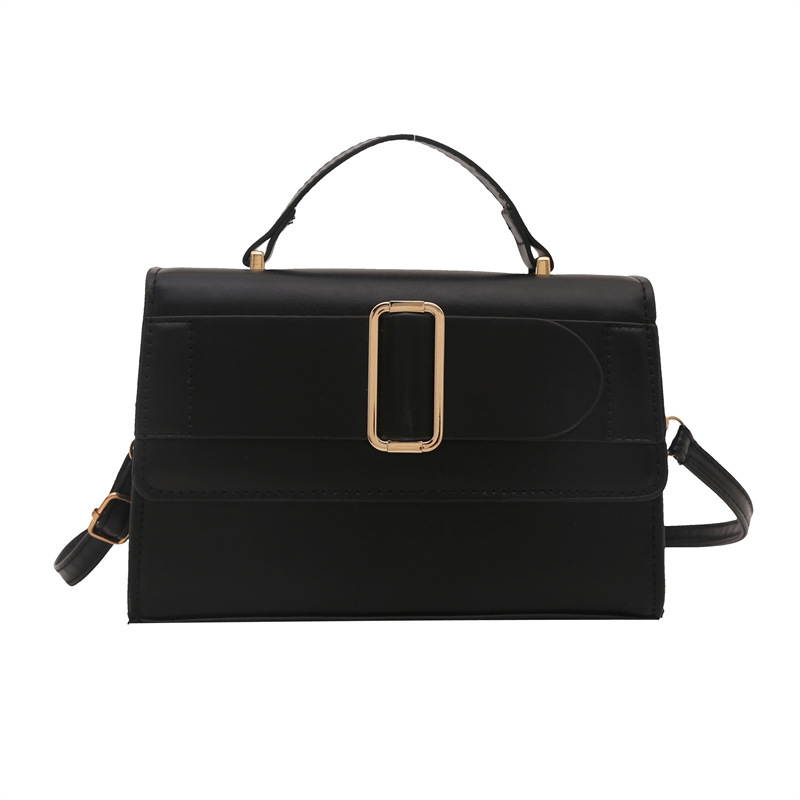 Bolso cuadrado pequeño estilo retro de Hong Kong para mujer 2024 nuevo bolso de mensajero portátil de moda coreana otoño e invierno bolso de hombro con textura de color sólido