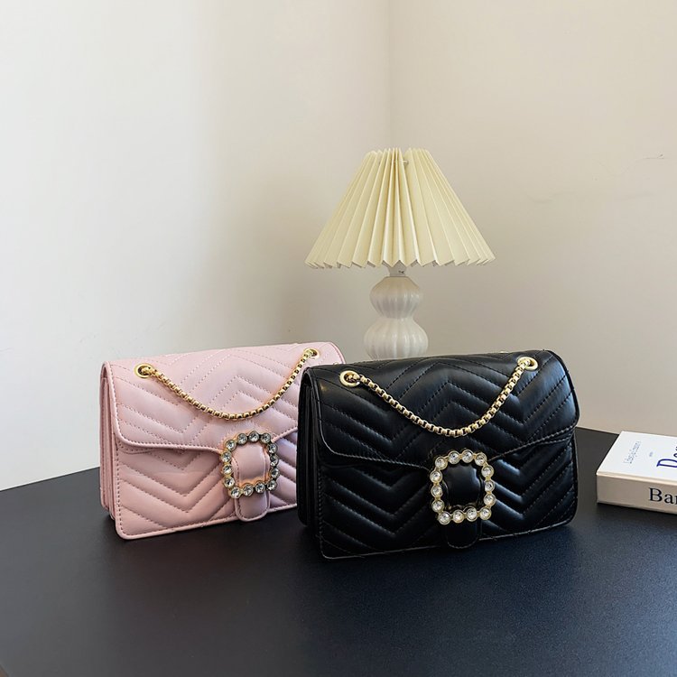 2023 verano nuevo bolso de hombro crossbody pequeño bolso cuadrado bolsa de hombro tamaño libre costura