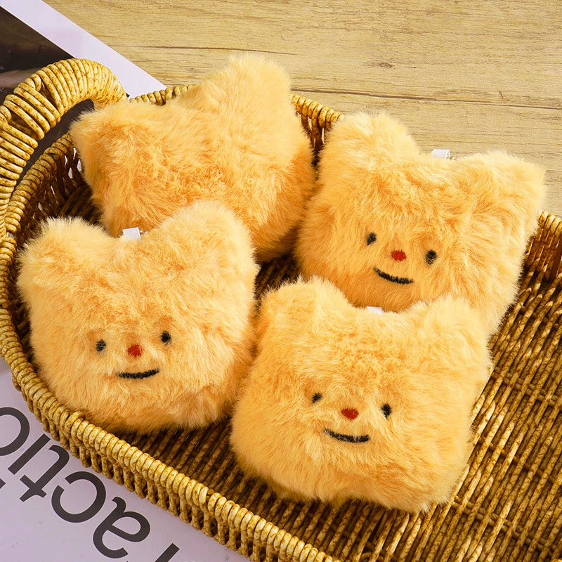 Милый мультфильм плюшевый сливочный медведь куклы брелок ins ветер скрипит декоративные куклы подвеска брелок