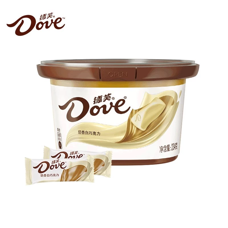 Подарочная коробка шоколада (Dove) ассорти — 224 г шелковистого молочного и наборы разных размеров