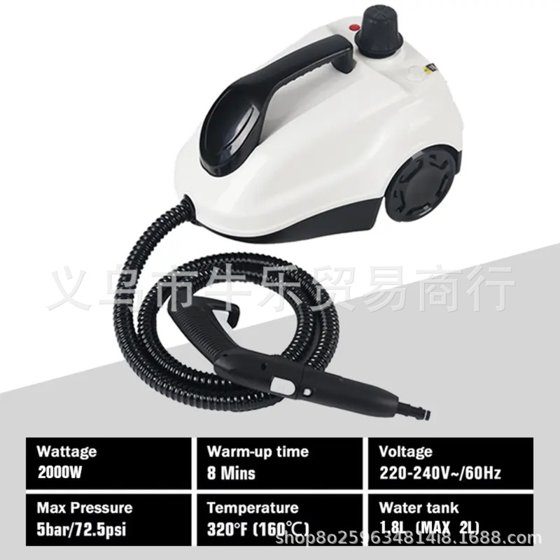High-Temperature and High-Pressure Steam Cleaning Machine, Steam Mop, Large-Capacity Steam Cleaner for Kitchen and Bathroom, Cross-Border High-Temperature and High-Pressure Steam Cleaning Machine, Steam Mop, Large-Capacity Steam Cleaner for Kitchen and Bathroom, Cross-Border