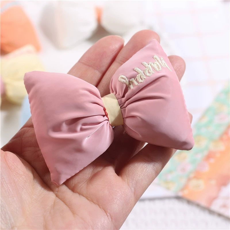Весна-лето трёхмерная ткань handmade, аксессуары-бант, аксессуар для волос, вышивка, DIY
