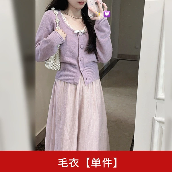 Sweater [single piece] retro thickened twist sweater/clothes for women in winter/women's sweater jacket/lazy and super nice winter/New Year's outfit/Winter Korean outfit/needle