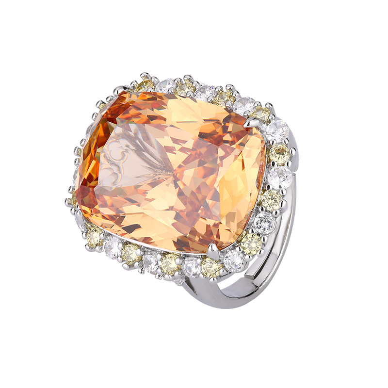 2024 nuevo estilo Zhuang Shengsheng joyería fondo de cobre chapado en oro simulación nido de pájaro corte color tesoro temperamento traje femenino 15*20