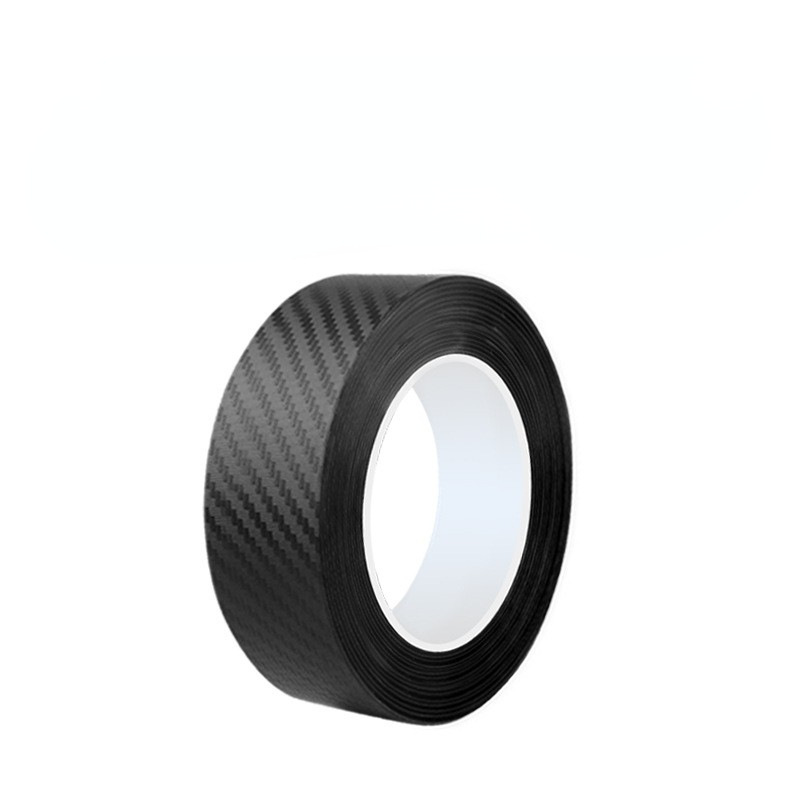 Umbral de la puerta del coche K3D patrón de fibra de carbono borde de la puerta tira de parachoques del coche pegatinas anti-banda de rodadura pegatinas parachoques trasero del tronco pegatinas