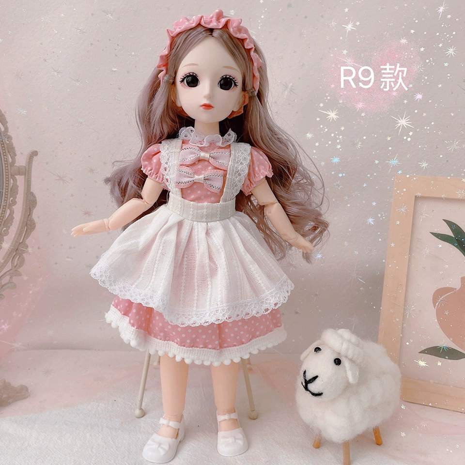 Новая 12-дюймовая 23-дюймовая подвижная кукла Джиллс BJD 30 см 1/6 с макияжем и платьем
