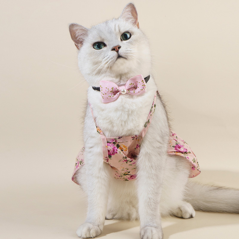 Sweet Cotton Flower Strawberry Pet Clothing display picture 4