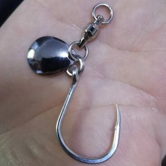 さばフック鉄板フック回転スパンコールシングルフック