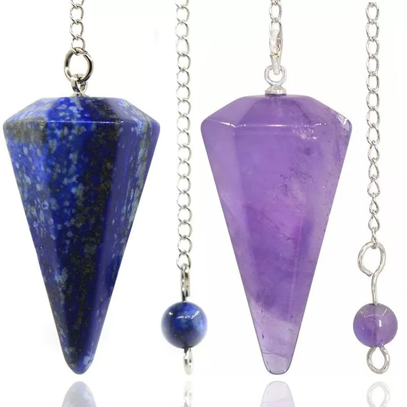 Natural water, hexagonal crystal, pendant, European style, for import, Aliexpress