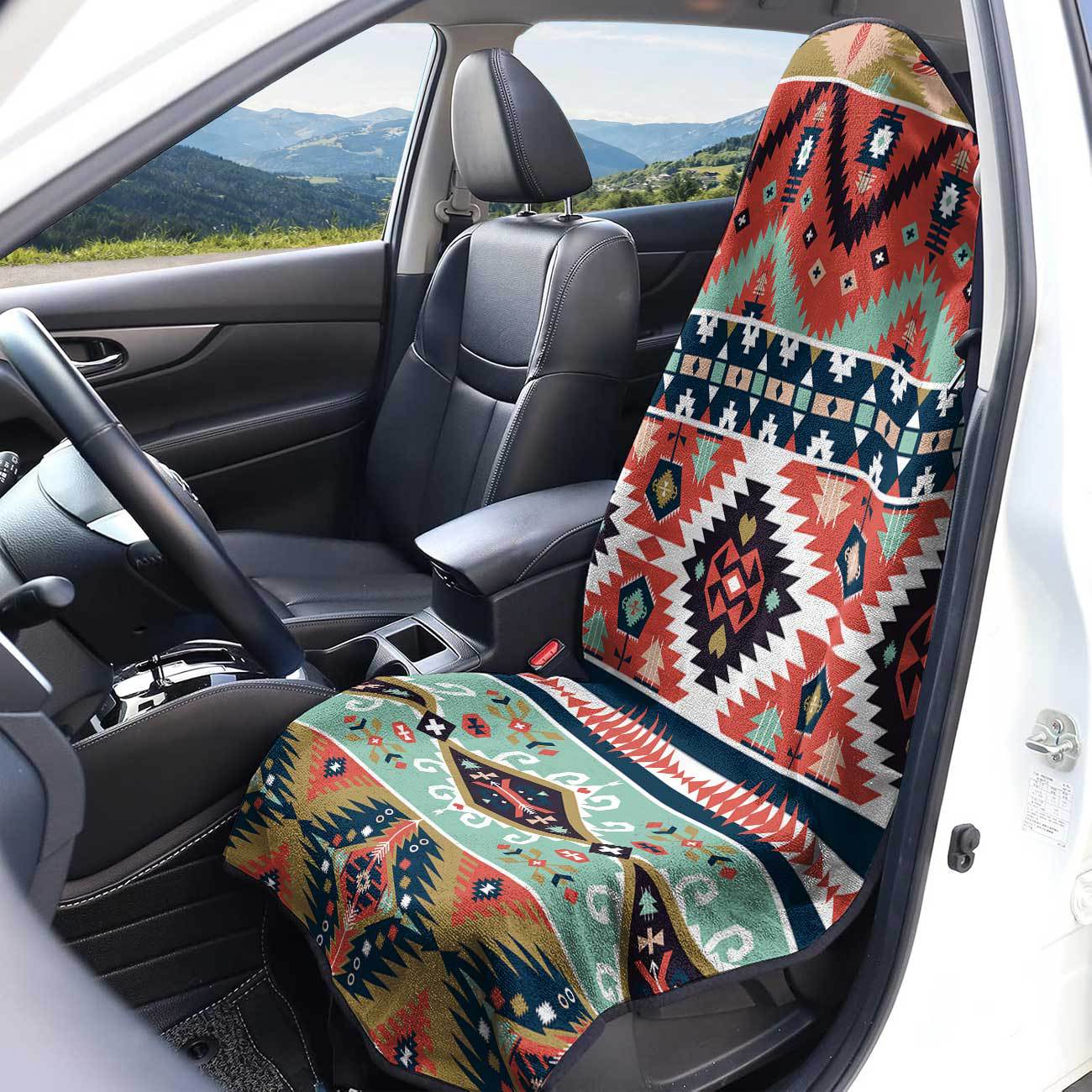 Car seat towel cover front seat protector suitable for gym and exercise, universal for all seasons, car use 31