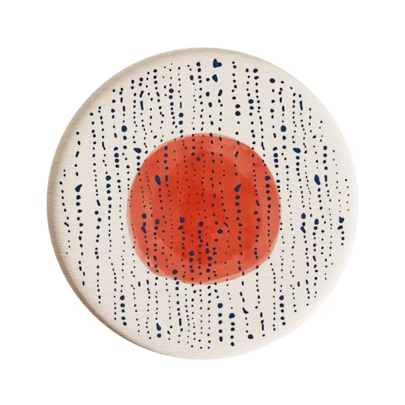 Cocina de barro de diatomeas japonesa almohadilla de taza dura almohadilla de mesa aislante térmico almohadilla de mesa absorción de agua a prueba de calor silencioso viento almohadilla de taza de café seca rápida
