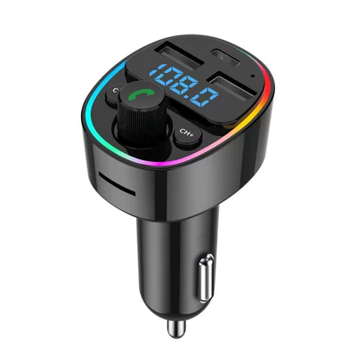 G67 Car Bluetooth Mp3 FM Modulyator - g67-with-ambient-light-knob