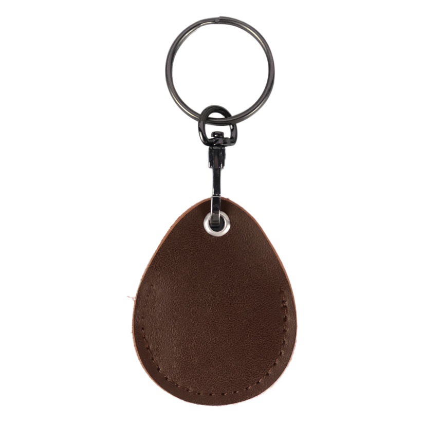 Cubierta de la tarjeta de control de acceso Oval al por mayor personalizable LOGO rectangular comunidad ascensor inducción cubierta de la tarjeta de control de acceso de cuero