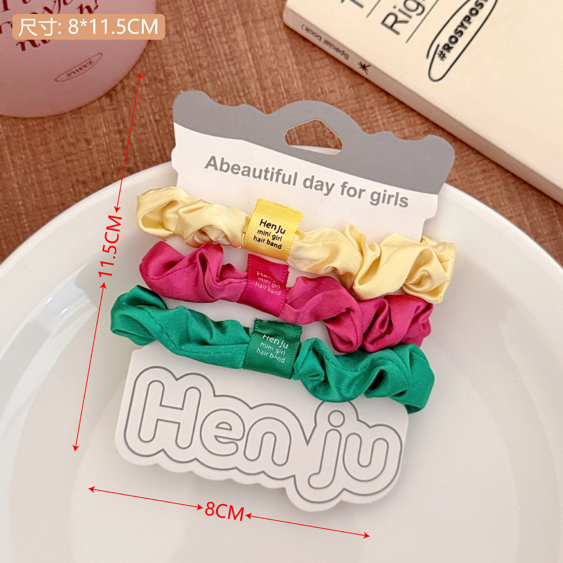 Nuevo punto ondulado anillo de pelo intestino delgado adornamiento de cabello de alta elasticidad duradera cuerda de cabello de correa de cabello para chicas al por mayor