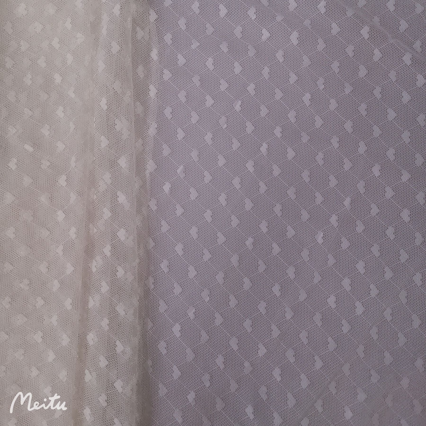 现货供应~锦氨柔软亲肤弹力0.8公分小桃心菱形提花网布打底衫面料