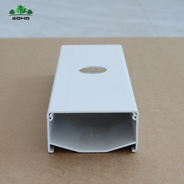 大棚水培种植管 蔬菜水培管道式 平底带盖儿白色PVC水培方管