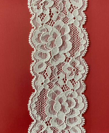 【内衣面料】  4.5cm 网眼提花弹力小边 针织类面料 服装辅料