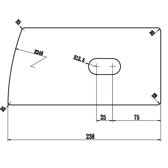 238-120-80橡胶碰块