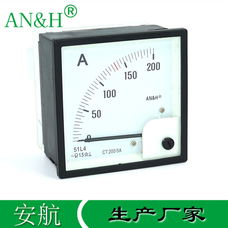 51L4交流电流表 200A FS5A 100A 51L5G 51L6电流表 安航仪表 AN&H