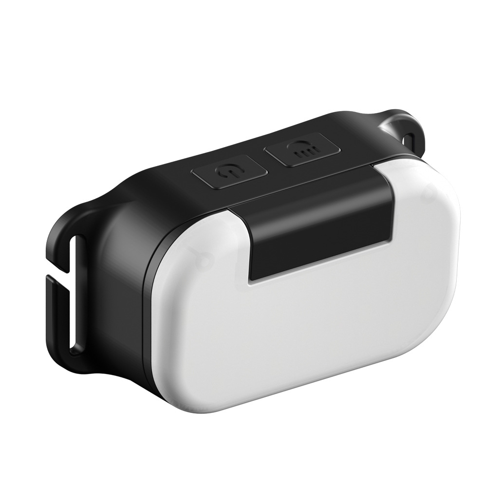 Transfronterizo nuevo USB de carga luz reflector COB faro camping montado en la cabeza de luz roja y azul parche faro