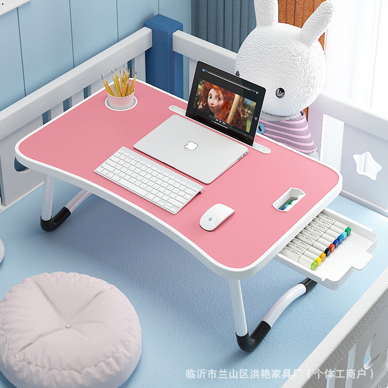 Escritorio de cama mesa plegable dormitorio de casa simple mesa de estudio mesa perezosa cama plegable mesa pequeña