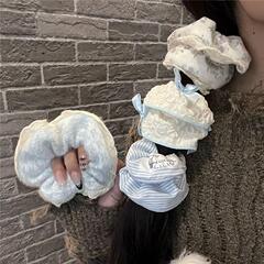 初春ブルー系髪輪超仙少女大腸輪網紅甘美洋気レース髪ひもins風髪飾り