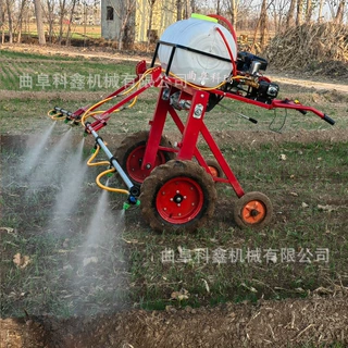 手扶自走式高压农用喷雾器汽油柴油小麦玉米大豆农田打药机科鑫