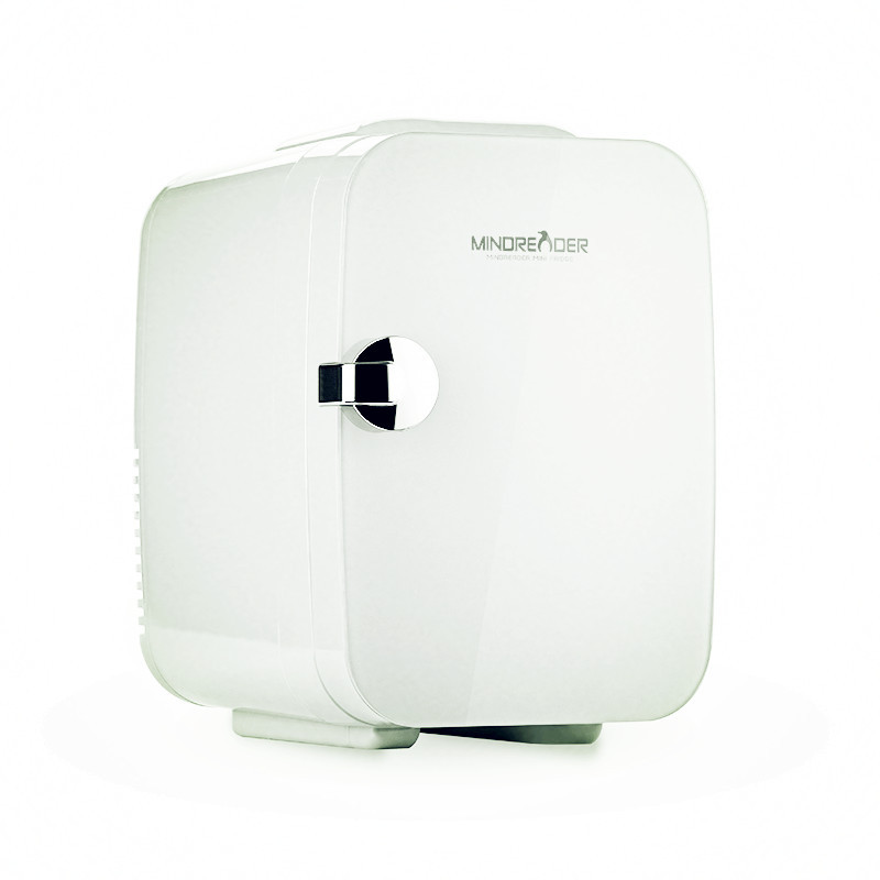 Nueva 4L al aire libre portátil de baja potencia dormitorio mini refrigerador de bebidas refrigerada caliente y fría de doble uso pequeño refrigerador del coche