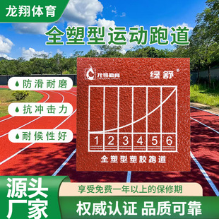 Factory Direct Supply of All-Plastic Plastic Track Materials School Playground Epdm Rubber Track Elastic Plastic Track