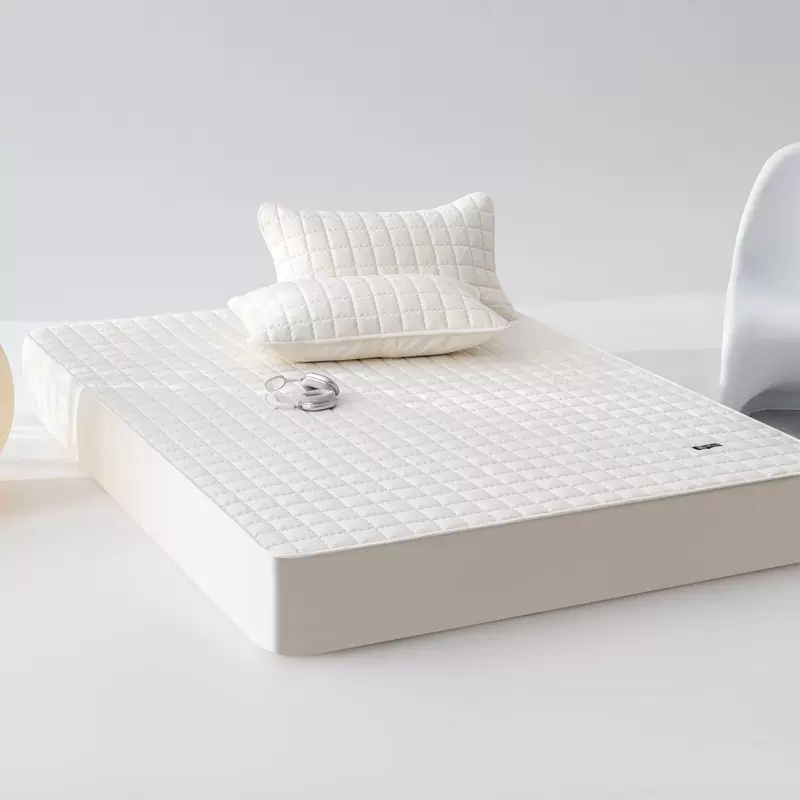 A类防水夹棉床笠母婴级水洗棉隔脏隔尿床笠床垫保护套透气棉床罩