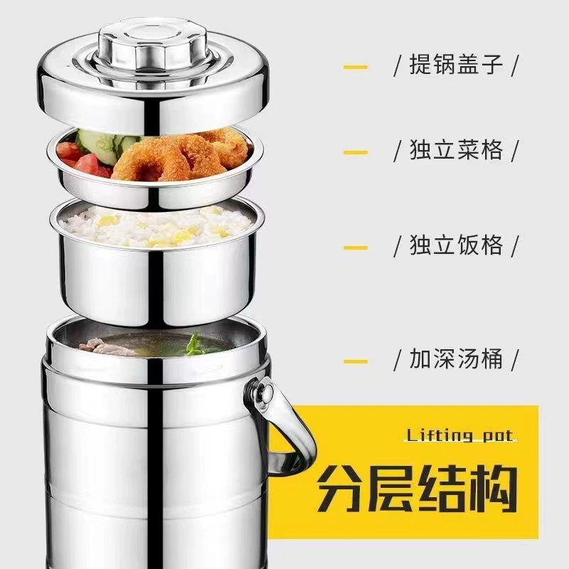 Capacious handheld thermos stainless steel, increased thickness