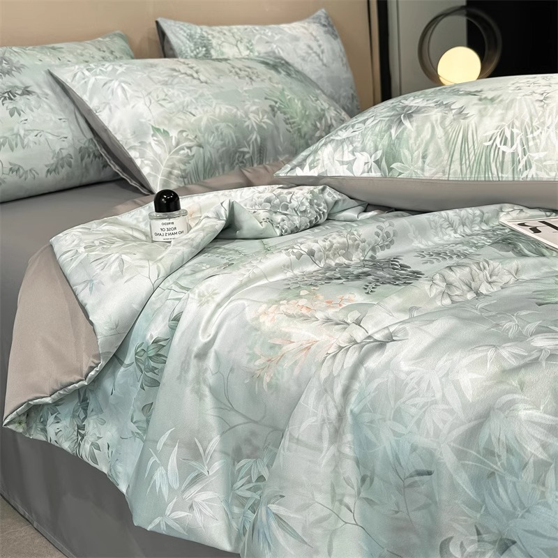 Sensación fresca de seda helada edredón fresco de verano edredón de aire acondicionado dormitorio de verano edredón individual edredón de verano núcleo se puede lavar a máquina edredón fino