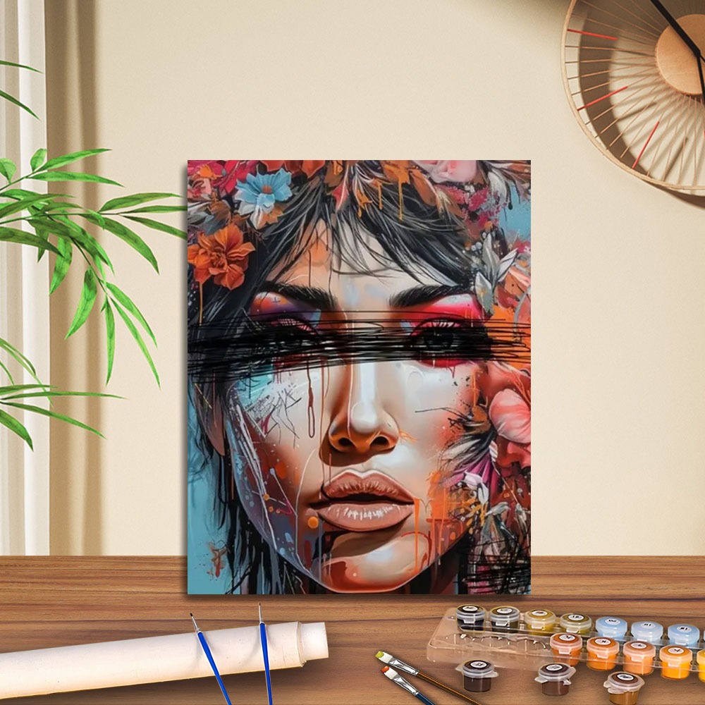 Transfronterizo jitdiy agente de pintura al óleo digital fabricantes al por mayor artesanal amazon pintura al óleo decorativa barraca de relleno