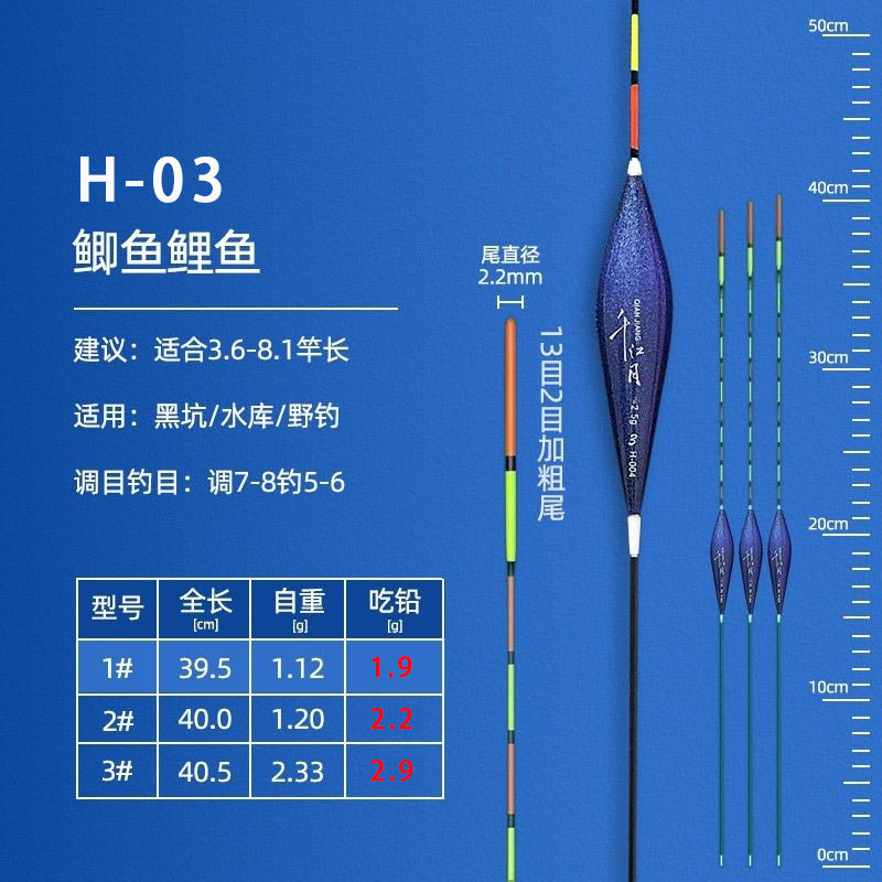 13 todo el conjunto de agua flotante pescado de alta sensibilidad engrosado llamativo pescador salvaje flotante gran fábrica de comercio de comercio exterior