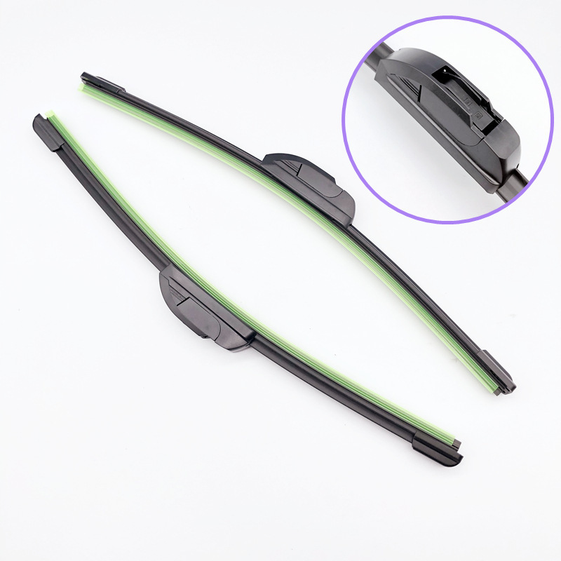 Factory Direct Sales second generation boneless wiper blade car wiper U-shaped hook durable wiper