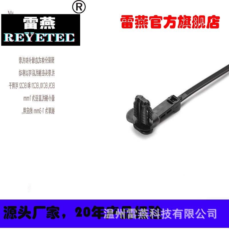 REYETEC带圆盘和杉树头的一体式固定扎带157-00523 | T50ROSFTOVA