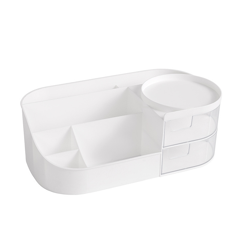 Caja de almacenamiento de cosméticos tipo cajón mesa de tocador espejo de maquillaje estante de productos de cuidado de la piel caja de maquillaje de lápiz labial transfronterizo