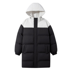 冬の新型カップルは綿の服をつなぎ合わせます。