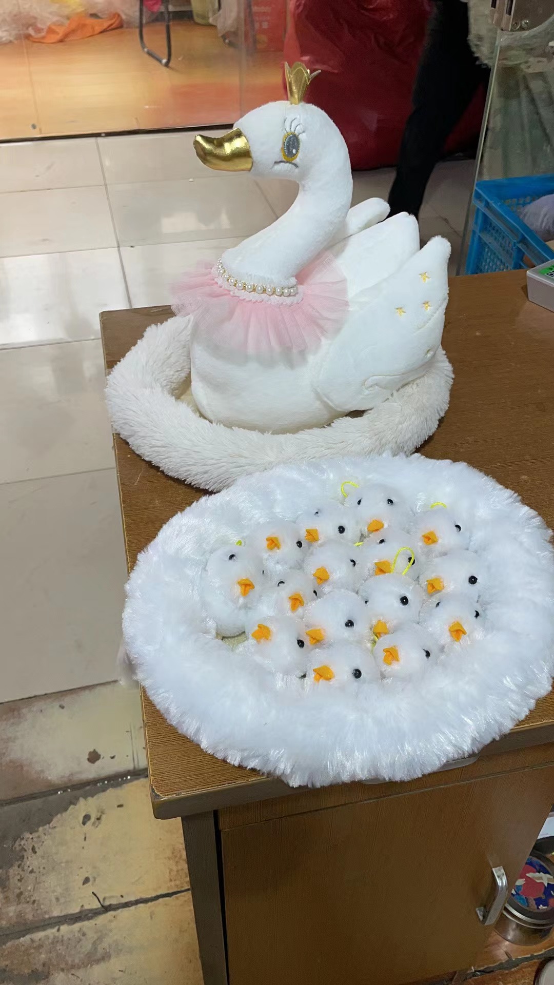 plush swan