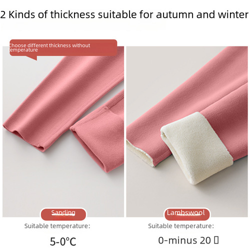 High-waist German velvet autumn pants for women in autumn and winter, plus velvet and thickened inner wear, heating large size seamless pants, warm pants and leggings