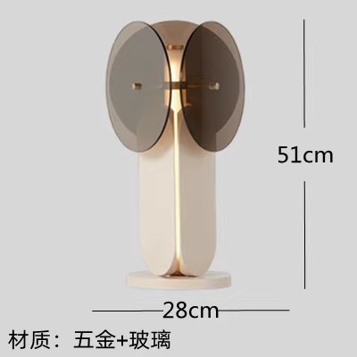 Fábrica directa de diseño nórdico moderno y minimalista sala de estar dormitorio lámpara de cabecera sala modelo nueva lámpara de escritorio decorativa