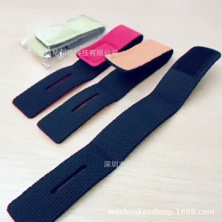 厂家现货直销路亚绑竿带鱼竿绑带弹力潜水料防滑固定魔术束竿带