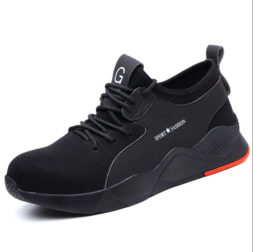Cross-border labor safety shoes with steel plate, wear-resistant summer breathable safety shoes, anti-punching, anti-piercing, construction men's work shoes for wholesale