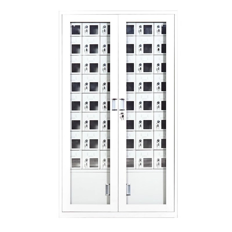 Gabinete de carga de teléfonos móviles Gabinete de almacenamiento Walkie-talkie Escuela con bloqueo Gabinete de blindaje Caja de seguridad del personal Gabinete de oficina