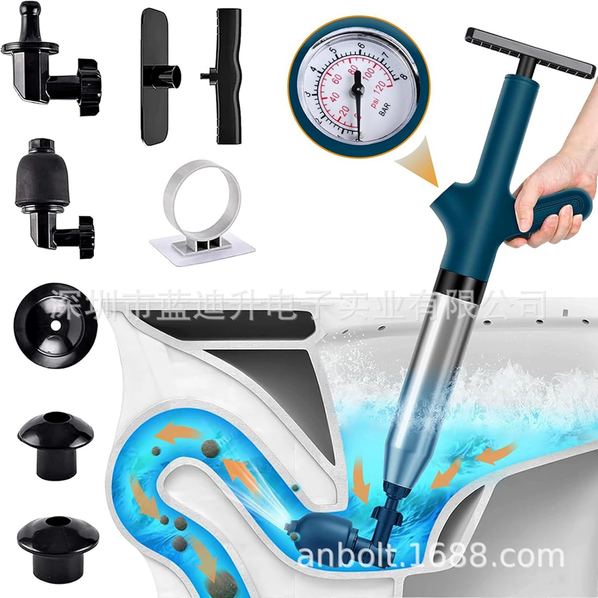 Новый 304 унитаз Дноуглубитель из нержавеющей стали